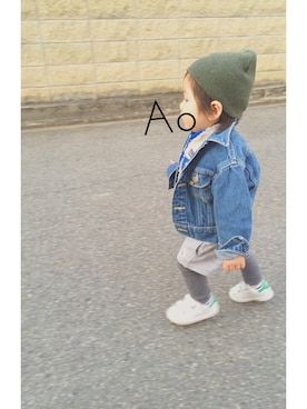 Niinaさん（キッズ・80cm）の冬コーディネート