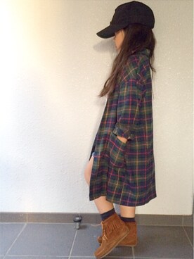 「アイテム（ブーツ）」を使った、Niinaさん（キッズ・110cm）の秋コーディネート