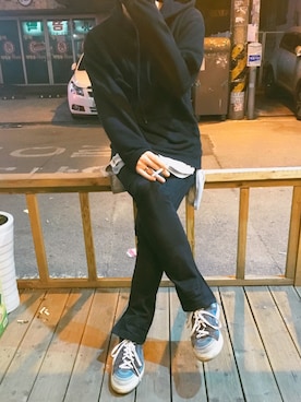 「PIERRE HARDY」｜Y.nerrさん（メンズ・182cm）の春コーディネート