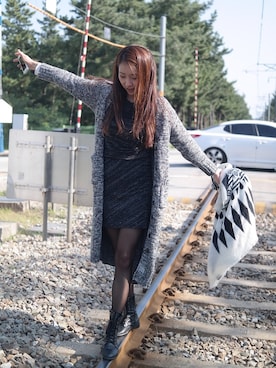 「ISABEL MARANT（イザベルマラン）のアイテム（ワンピース/ドレス）」を使った、hyuna baeさん（レディース・172cm）の秋コーディネート