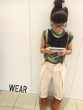 「アイテム（ブーツ）」を使った、daikenharuruさん（キッズ・130cm）の夏コーディネート