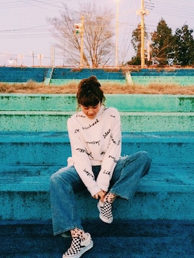 「Little sunny bite（リトルサニーバイト）のアイテム（ワンピース/ドレス）」を使った、littlesunnybiteyoppyさん（レディース・167cm）の冬コーディネート