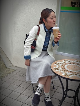 tomoさん（レディース・160cm）の春コーディネート