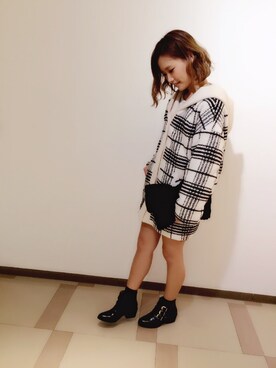「Supreme.La.La.（シュープリームララ）のアイテム（その他アウター）」を使った、Rikako Takahashiさん（レディース・158cm）の秋コーディネート