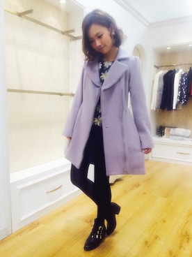 「Supreme.La.La.（シュープリームララ）のアイテム（その他アウター）」を使った、Rikako Takahashiさん（レディース・158cm）の冬コーディネート