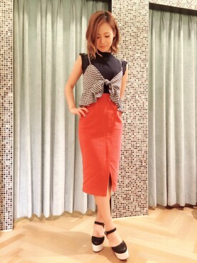 Rikako Takahashiさん(レディース・158cm)の夏コーディネート