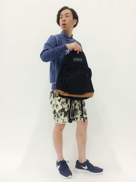 「BASECONTROL（ベースコントロール）のアイテム（パンツ）」を使った、マツダ ケンさん（メンズ・174cm）の春コーディネート