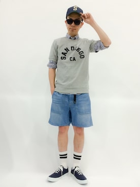 マツダ ケンさん(メンズ・174cm)の春コーディネート