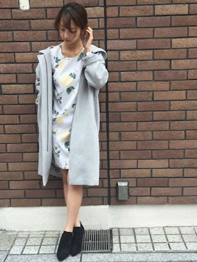 「LIMITLESS LUXURY」｜「アイテム（ワンピース/ドレス）」を使った、yumiさん（レディース・158cm）の秋コーディネート