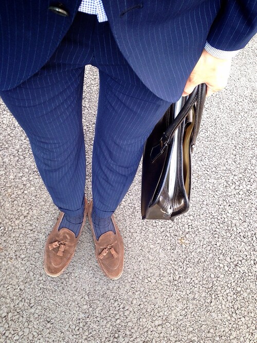 きっどマン Aldenのドレスシューズを使ったコーディネート Wear