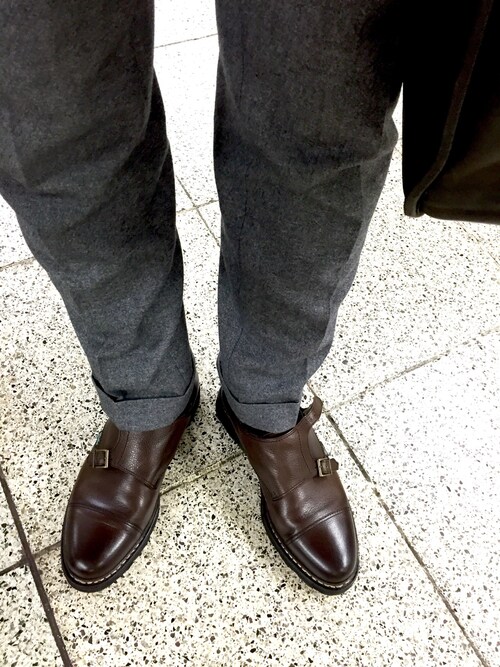 きっどマン Parabootのドレスシューズを使ったコーディネート Wear