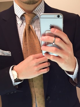 「franco minucci（フランコミヌッチ）のアイテム」を使った、きっどマンさん（メンズ・175cm）の春コーディネート