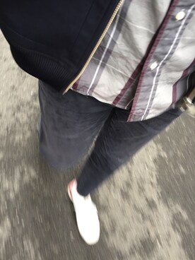 「Folk（フォーク）のアイテム（ブルゾン）」を使った、きっどマンさん（メンズ・175cm）の春コーディネート