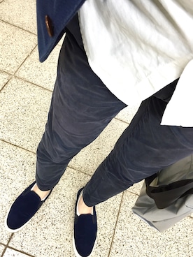 「SUPER FINE（スーパーファイン）のアイテム」を使った、きっどマンさん（メンズ・175cm）の春コーディネート