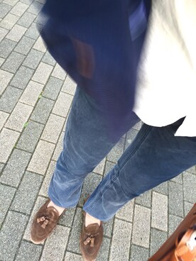 「SUPER FINE（スーパーファイン）のアイテム」を使った、きっどマンさん（メンズ・175cm）の春コーディネート