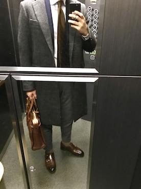 きっどマンさんの（JOHN LOBB | ジョンロブ）を使ったコーディネート