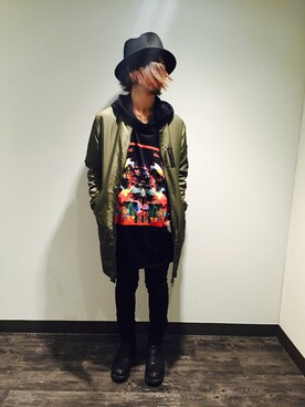 「PLASTIC TOKYO」｜KAWAKITA SHOICHIさん（メンズ・175cm）の春コーディネート