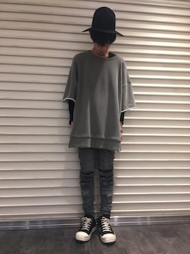 「SEVESKIG（セヴシグ）のアイテム」を使った、KAWAKITA SHOICHIさん（メンズ・175cm）の春コーディネート