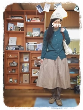 「Switch（スウィッチ）のアイテム」を使った、saraさん（レディース・151cm）の春コーディネート