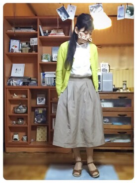 「Switch（スウィッチ）のアイテム」を使った、saraさん（レディース・151cm）の春コーディネート