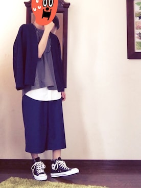 「エスニック」｜「アイテム（ノーカラージャケット）」を使った、ばさしさん（メンズ・164cm）の春コーディネート