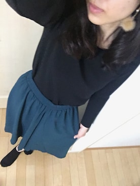 「one way（ワンウェイ）のアイテム（アクセサリー）」を使った、hanaさん（レディース・160cm）の秋コーディネート