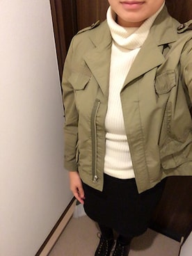 「GRAY MAGIC（グレイマジック）のアイテム」を使った、HARUさん（レディース・161cm）の秋コーディネート