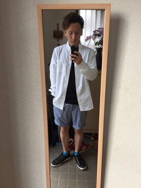 「黒Tシャツ」｜@24さん（メンズ・167cm）の春コーディネート
