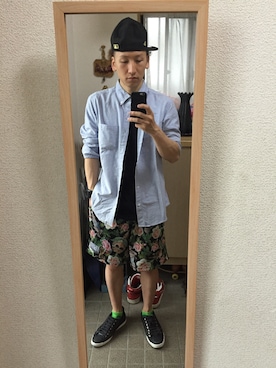 「黒Tシャツ」｜@24さん（メンズ・167cm）の夏コーディネート
