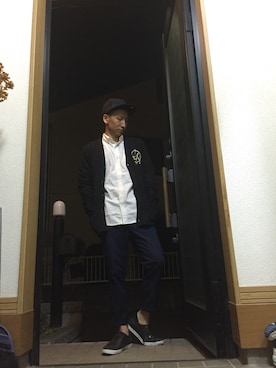 「クロップドパンツ」｜@24さん（メンズ・167cm）の春コーディネート