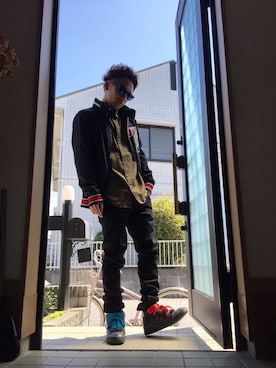 「TOMMY（トミー）のアイテム（ナイロンジャケット）」を使った、@24さん（メンズ・167cm）の春コーディネート