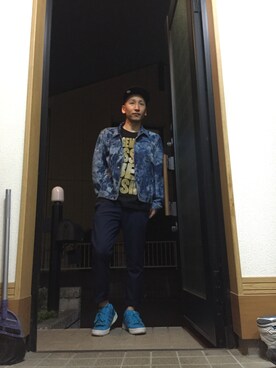 「ＢＢキャップ」｜「アイテム（ジャケット/アウター）」を使った、@24さん（メンズ・167cm）の春コーディネート