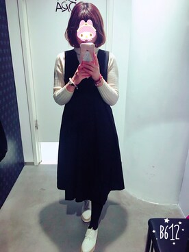 「Casselini（キャセリーニ）のアイテム（その他シューズ）」を使った、sweety萌さん（レディース・169cm）の春コーディネート