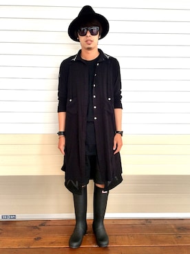 「アイテム（レインシューズ）」を使った、C_DAさん（メンズ・171cm・20代）の秋コーディネート
