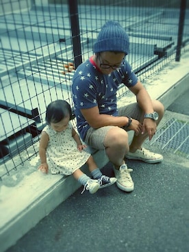 「alternative（オルタナティブ）のアイテム」を使った、miopapaさん（メンズ・165cm）の夏コーディネート