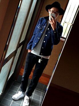 「CONVERSE（コンバース）のCONVERSE コンバース ジャック パーセル / JACK PURCEL（スニーカー）」を使った、TKさん（メンズ・170cm）の春コーディネート