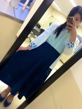 「Paul Smith BLACK Paul by Paul Smith（ポールスミスブラック ポールバイポールスミス）のアイテム」を使った、イズミさん（レディース・158cm）の春コーディネート