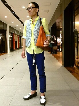 なんばシティメンズビギリミテッドさん（メンズ・170cm）の春コーディネート