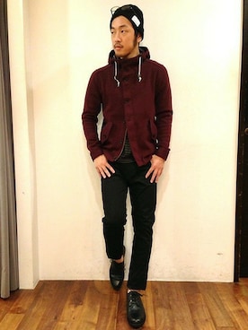 なんばシティメンズビギリミテッドさん（メンズ・170cm）の秋コーディネート