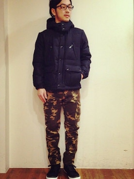 なんばシティメンズビギリミテッドさん（メンズ・170cm）の冬コーディネート