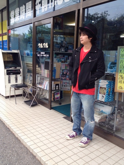 スカジャン好きな小さいおじさん デニムパンツを使ったコーディネート Wear