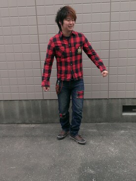 スカジャン好きな小さいおじさんさんのコーディネート