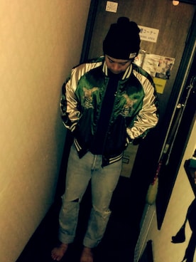 スカジャン好きな小さいおじさんさんのコーディネート