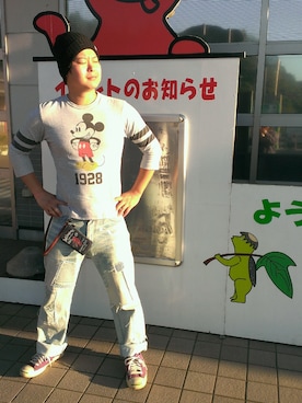 スカジャン好きな小さいおじさんさんのコーディネート