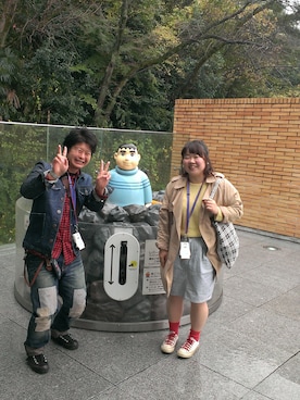 スカジャン好きな小さいおじさんさんのコーディネート