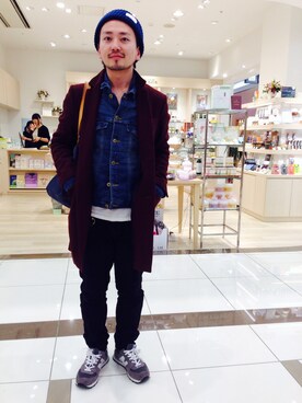 「RAGEBLUE（レイジブルー）のアイテム（その他アウター）」を使った、哲さん（メンズ・168cm）の春コーディネート