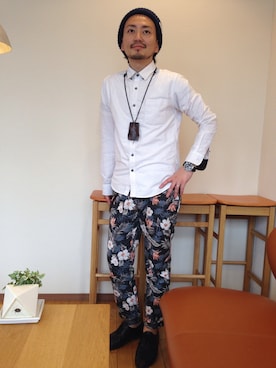 哲さん（メンズ・168cm）の春コーディネート