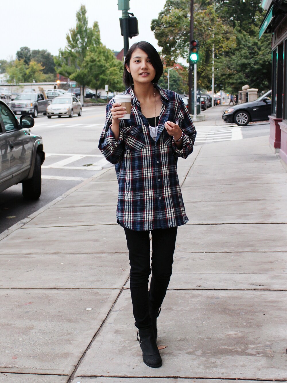 秋コーディネートの1枚目の写真