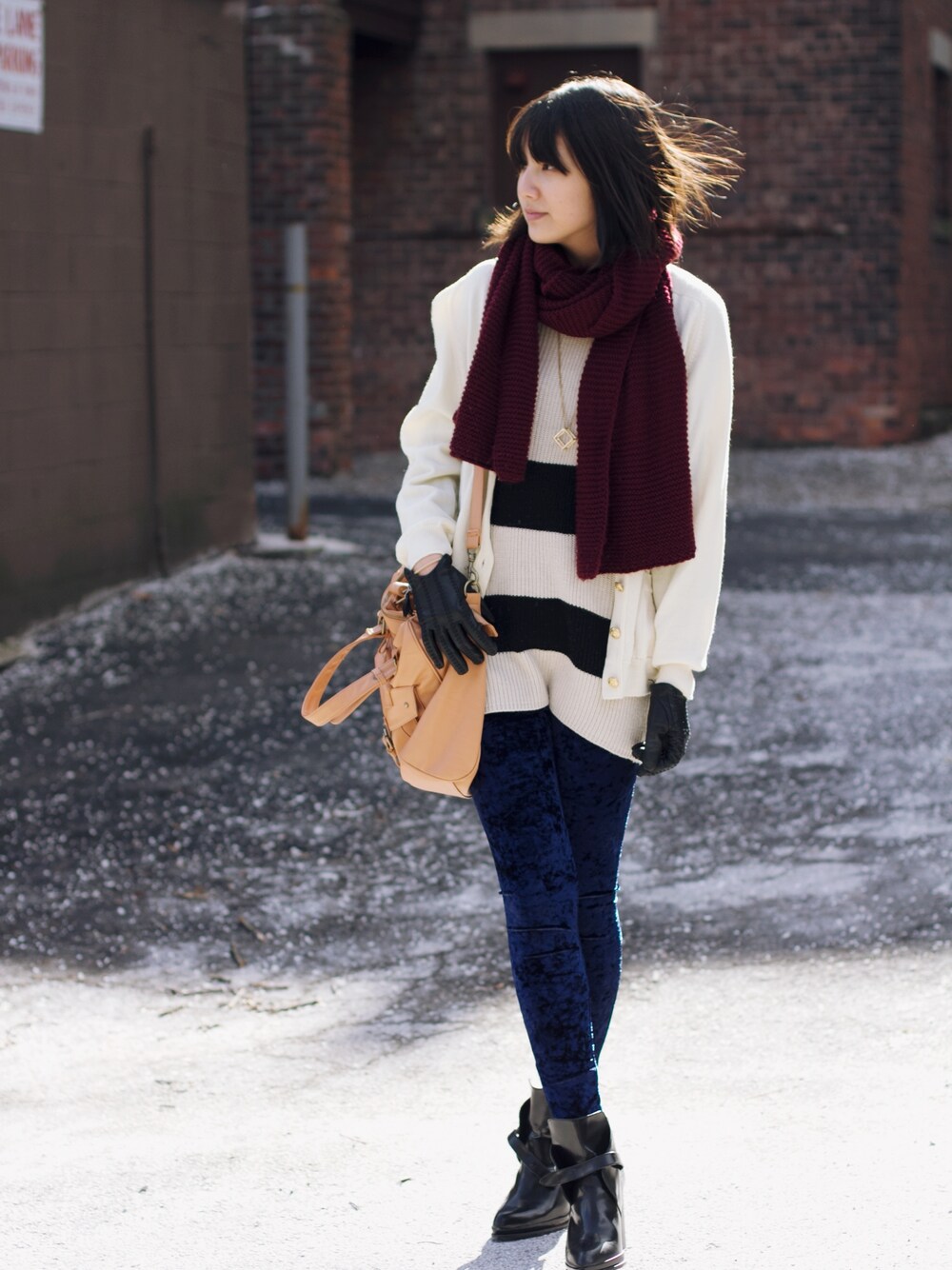 冬コーディネートの1枚目の写真