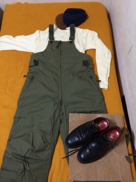 「アイテム（オールインワン・サロペット）」を使った、RYOWUUさん（メンズ・170cm・20代）の秋コーディネート
